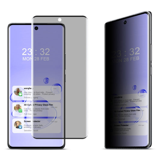 For vivo X100 5G / X100 Pro 5G imak No Edge Version 3D Curved Privacy Full Screen Tempered Glass Film - vivo Tempered Glass by imak | Online Shopping UK | buy2fix