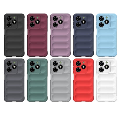 For Tecno Spark Go 2024 / 20C / Pop 8 Magic Shield TPU + Flannel Phone Case(Dark Blue) by buy2fix