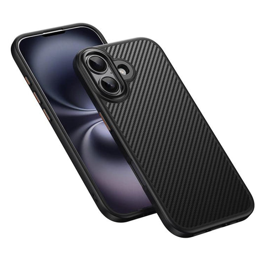 For iPhone 17 Kevlar Fiber Shockproof MagSafe Phone Case(Black) - iPhone 17 Cases by buy2fix | Online Shopping UK | buy2fix