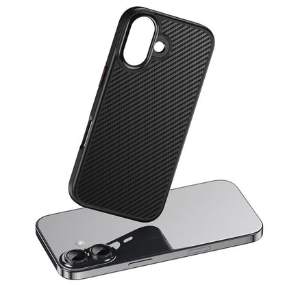 For iPhone 17 Kevlar Fiber Shockproof MagSafe Phone Case(Black) - iPhone 17 Cases by buy2fix | Online Shopping UK | buy2fix