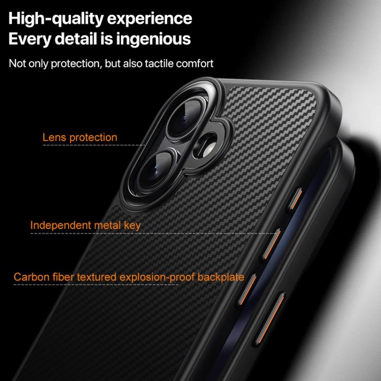 For iPhone 17 Kevlar Fiber Shockproof MagSafe Phone Case(Black) - iPhone 17 Cases by buy2fix | Online Shopping UK | buy2fix