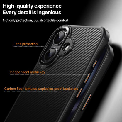 For iPhone 17 Kevlar Fiber Shockproof MagSafe Phone Case(Black) - iPhone 17 Cases by buy2fix | Online Shopping UK | buy2fix