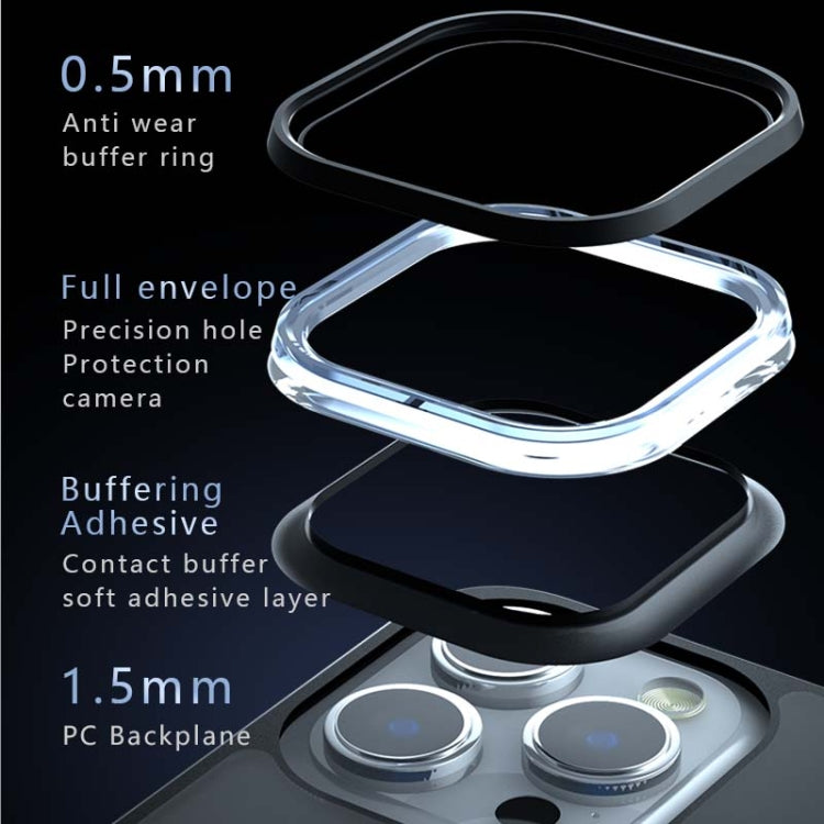 For iPhone 15 Pro Armor PC Hybrid TPU Phone Case(Transparent) - iPhone 15 Pro Cases by buy2fix | Online Shopping UK | buy2fix