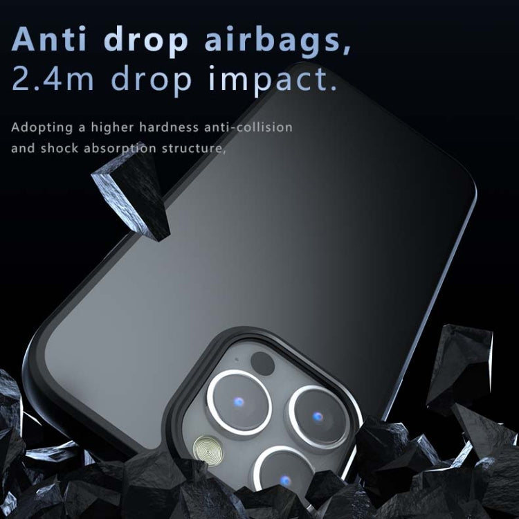 For iPhone 15 Armor PC Hybrid TPU Phone Case(Black) - iPhone 15 Cases by buy2fix | Online Shopping UK | buy2fix