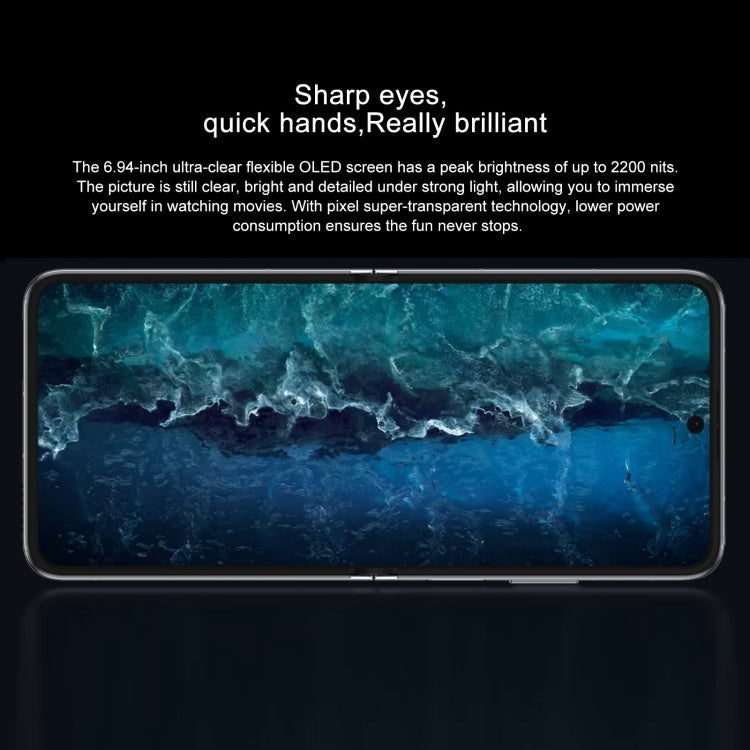 HUAWEI Pocket 2, 12GB+512GB, 6.94 inch + 1.15 inch HarmonyOS 4.0 Octa Core, OTG, NFC, Not Support Google Play(Grey) by Huawei