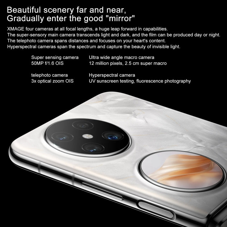 HUAWEI Pocket 2, 12GB+1TB, 6.94 inch + 1.15 inch HarmonyOS 4.0 Octa Core, OTG, NFC, Not Support Google Play(Grey) by Huawei