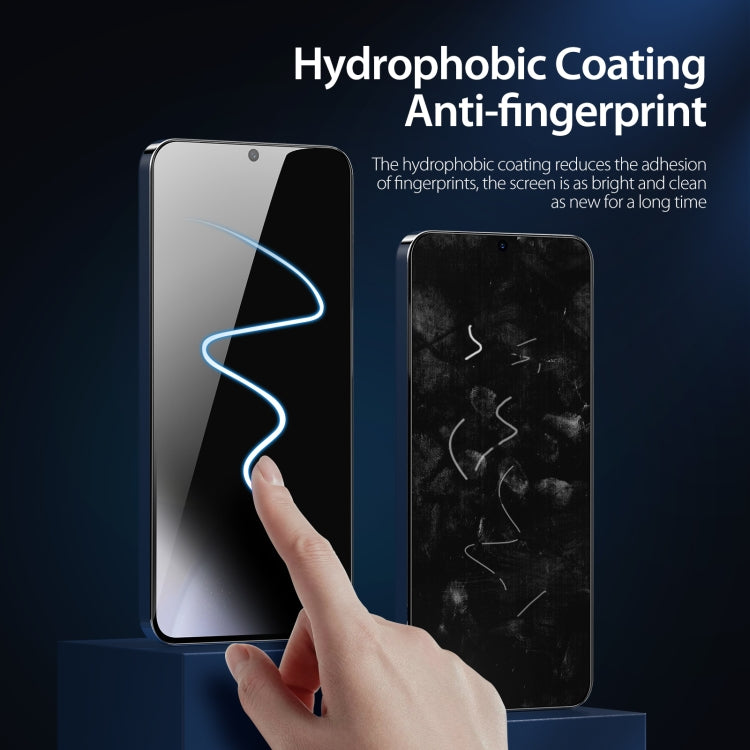 For Samsung Galaxy S25 5G 5pcs DUX DUCIS 0.33mm 9H High Aluminum Anti-spy HD Tempered Glass Film by DUX DUCIS