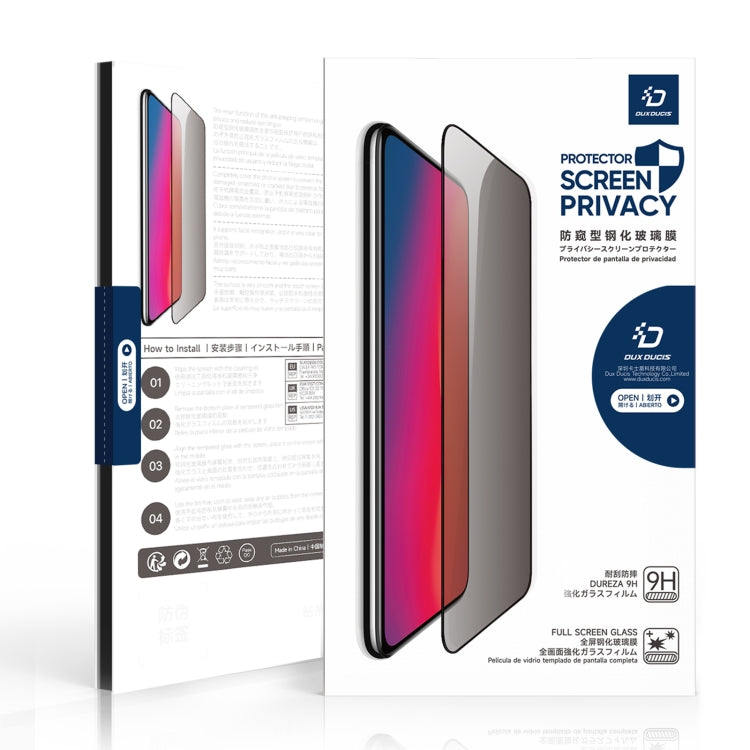 For Samsung Galaxy S25 Ultra 5G 5pcs DUX DUCIS 0.33mm 9H High Aluminum Anti-spy HD Tempered Glass Film by DUX DUCIS