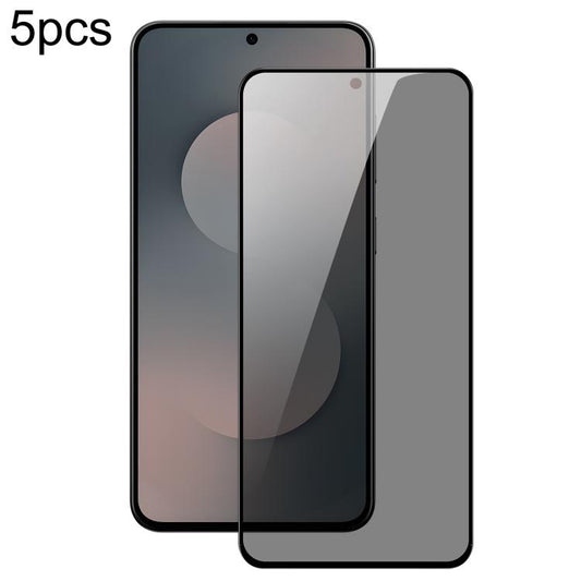 For Samsung Galaxy S25 FE 5G 5pcs DUX DUCIS 0.33mm 9H High Aluminum Anti-spy HD Tempered Glass Film - Galaxy S25 FE 5G Tempered Glass by DUX DUCIS | Online Shopping UK | buy2fix