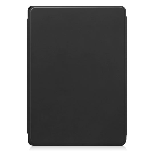 For Lenovo Tab M11/Xiaoxin Pad 11 2024 360 Rotation Transparent Smart Leather Case with Keyboard(Black) - Lenovo by buy2fix | Online Shopping UK | buy2fix
