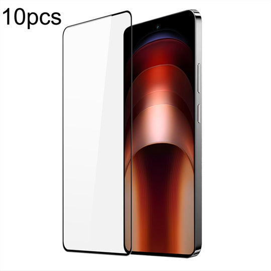 For vivo iQOO Neo9 / 9 Pro  10pcs DUX DUCIS 0.33mm 9H Medium Alumina Tempered Glass Film