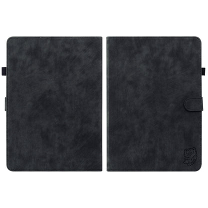 For Amazon Kindle Paperwhite 5 2024 Tiger Pattern Flip Leather Tablet Case(Black) - Amazon by buy2fix | Online Shopping UK | buy2fix