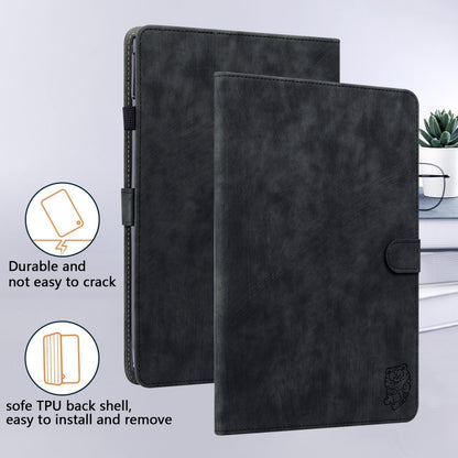 For Amazon Kindle Paperwhite 5 2024 Tiger Pattern Flip Leather Tablet Case(Black) - Amazon by buy2fix | Online Shopping UK | buy2fix