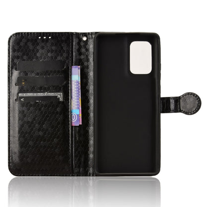 For Motorola Edge 5G 2024 Honeycomb Dot Texture Leather Phone Case(Black) by buy2fix