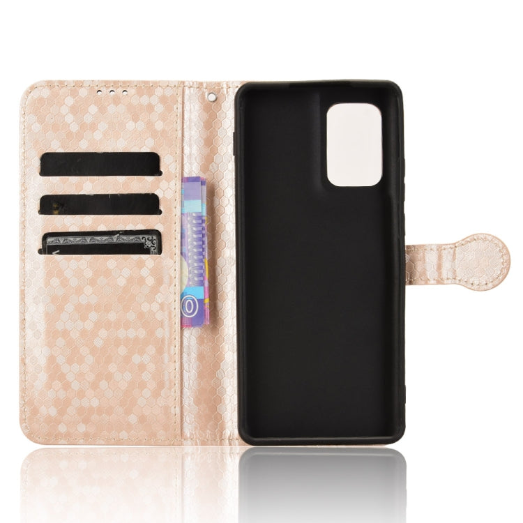 For Motorola Edge 5G 2024 Honeycomb Dot Texture Leather Phone Case(Gold) by buy2fix