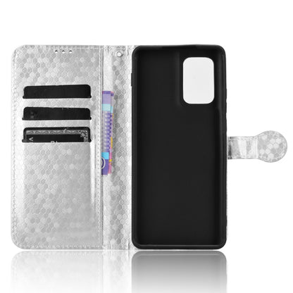 For Motorola Edge 5G 2024 Honeycomb Dot Texture Leather Phone Case(Silver) by buy2fix