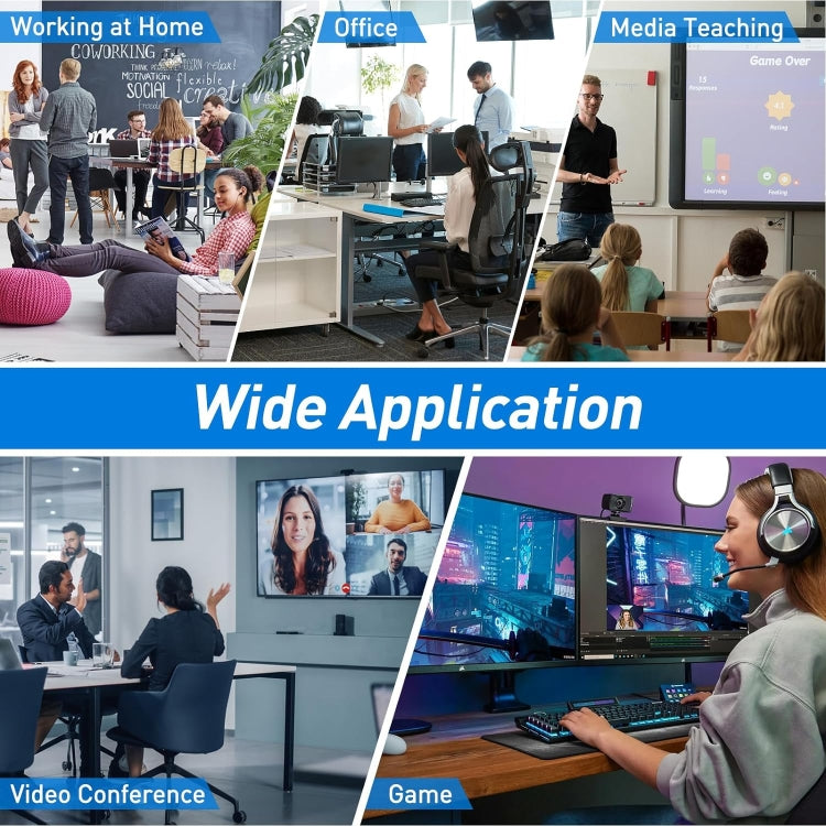 KC-KVM303DH 8K 60Hz USB3.0 DP+DP+HDMI Triple Monitors KVM Switch(US Plug) by buy2fix