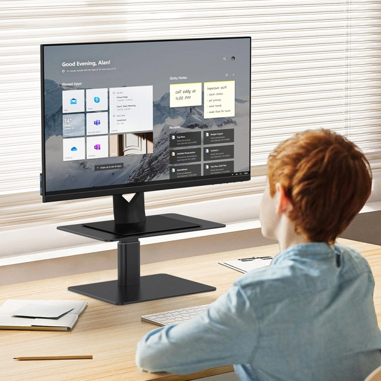 Lenuo DL-202 Aluminum Alloy Computer Screen Bracket(Black) by buy2fix