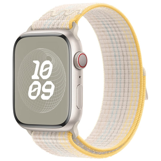 For Apple Watch SE 2023 40mm Loop Nylon Watch Band(Colorful Starlight)