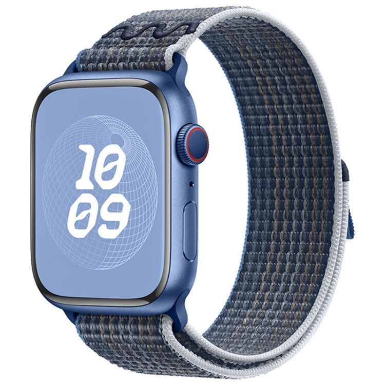 For Apple Watch Ultra 2 49mm Loop Nylon Watch Band(Storm Blue) by buy2fix
