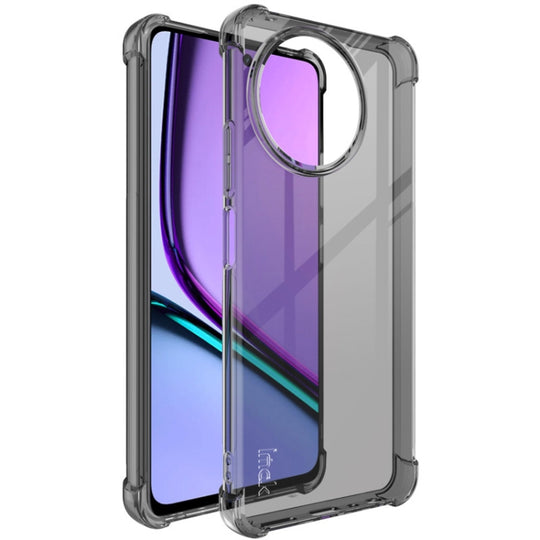 For Realme 11 5G / 11x 5G / C67 5G Global imak Shockproof Airbag TPU Phone Case(Transparent Black)