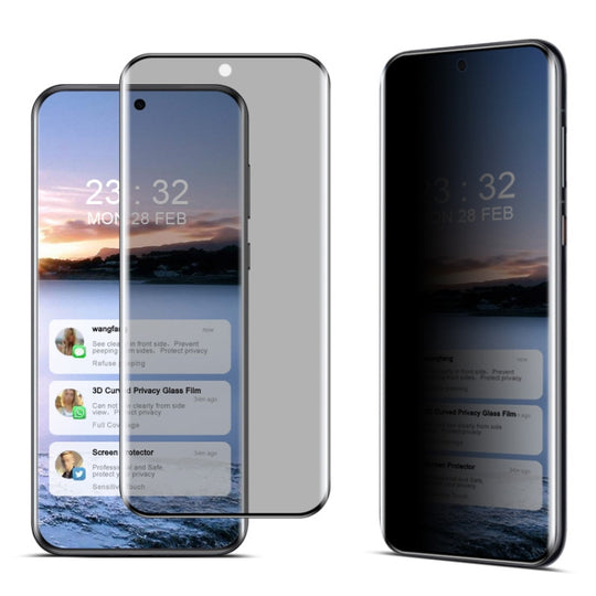 For Huawei Pura 70 Ultra imak 3D Curved HD Full Screen Anti-spy Tempered Glass Protective Film