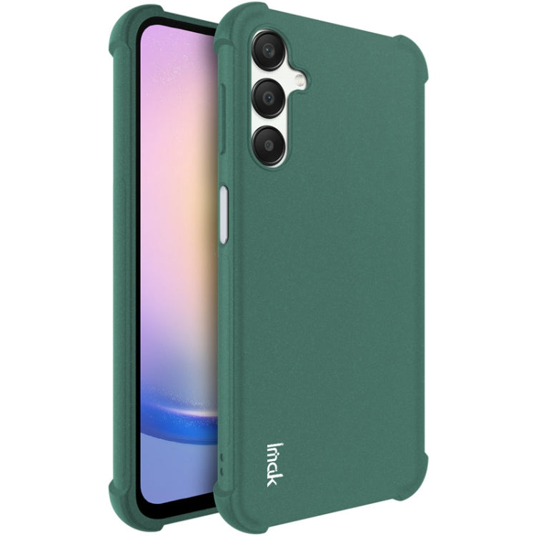 For Samsung Galaxy A25 5G imak Shockproof Airbag TPU Phone Case(Matte Green) by imak