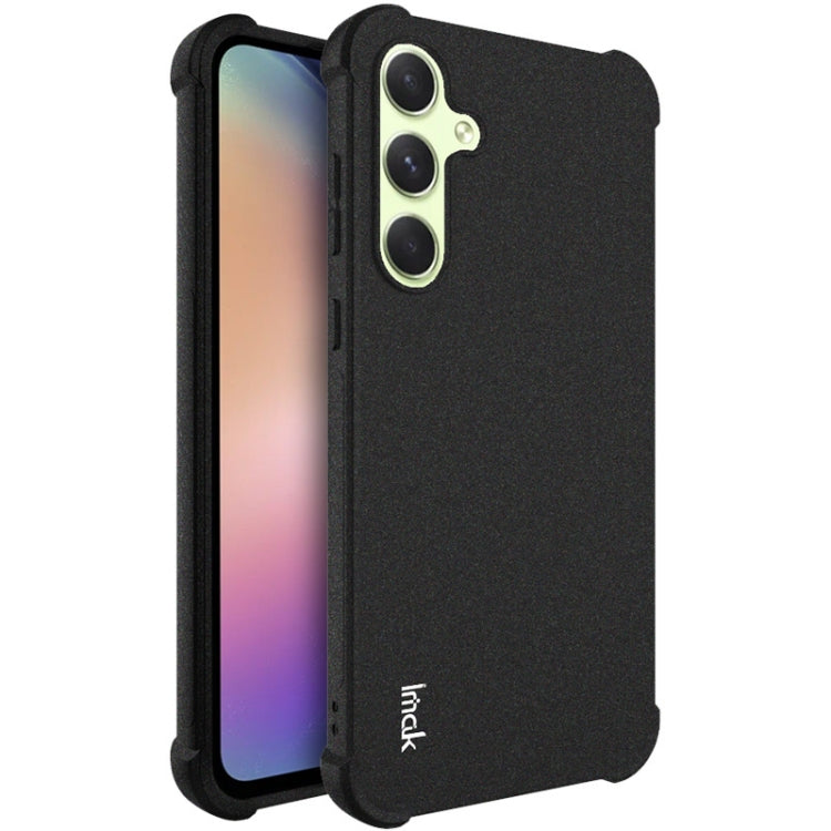 For Samsung Galaxy A35 5G imak Shockproof Airbag TPU Phone Case(Matte Black) by imak