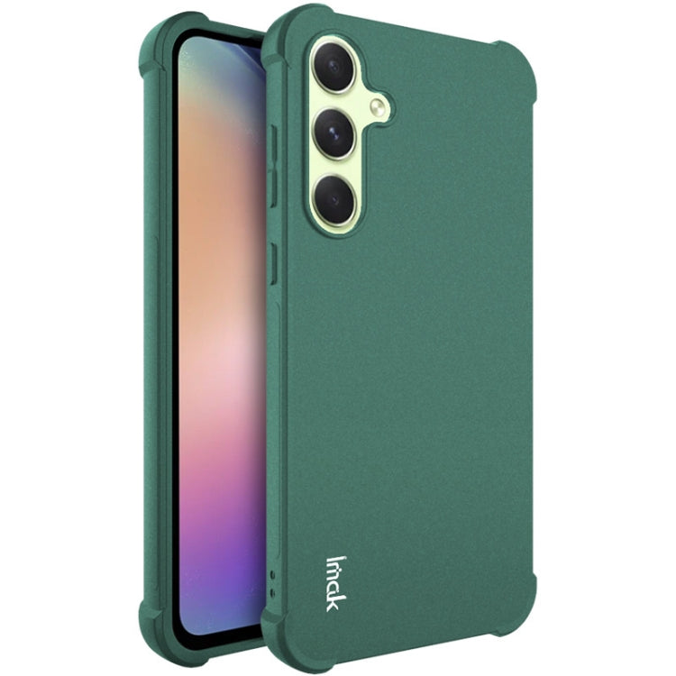 For Samsung Galaxy A35 5G imak Shockproof Airbag TPU Phone Case(Matte Green) by imak