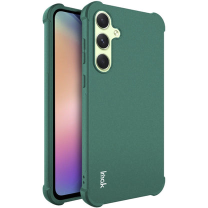 For Samsung Galaxy A35 5G imak Shockproof Airbag TPU Phone Case(Matte Green) by imak