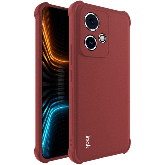 For Honor 90 GT 5G imak Shockproof Airbag TPU Phone Case(Matte Red)