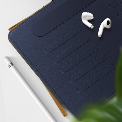 For iPad 10.2 2021 / 2020 / 10.5 Notebook Magnetic Leather Tablet Case(Navy Blue) - iPad 10.2 Cases by buy2fix | Online Shopping UK | buy2fix