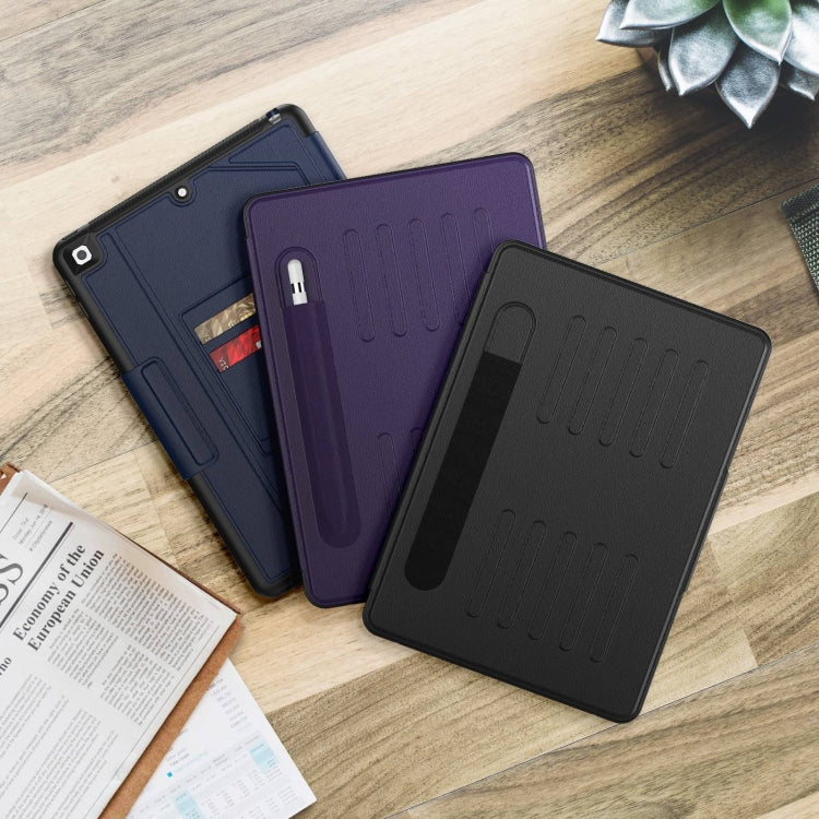 For iPad 10.2 2021 / 2020 / 10.5 Notebook Magnetic Leather Tablet Case(Black) - iPad 10.2 Cases by buy2fix | Online Shopping UK | buy2fix
