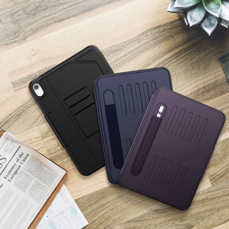For iPad 2025 / 2022 Notebook Magnetic Leather Tablet Case(Purple) - iPad 2025 / 2022 Cases by buy2fix | Online Shopping UK | buy2fix