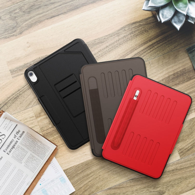 For iPad 2025 / 2022 Notebook Magnetic Leather Tablet Case(Brown) - iPad 2025 / 2022 Cases by buy2fix | Online Shopping UK | buy2fix
