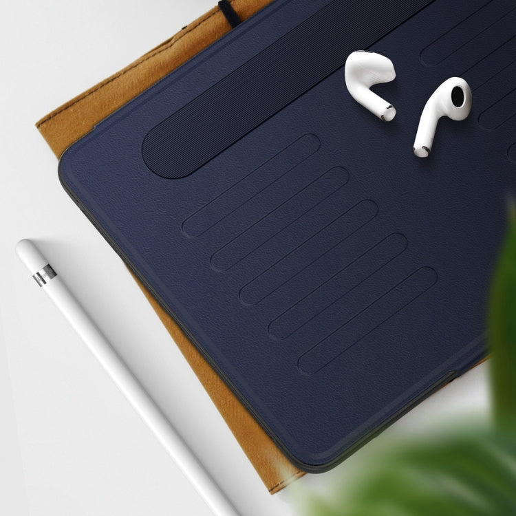 For iPad 9.7 2018 / 2017 / Air Notebook Magnetic Leather Tablet Case(Navy Blue) - More iPad Cases by buy2fix | Online Shopping UK | buy2fix
