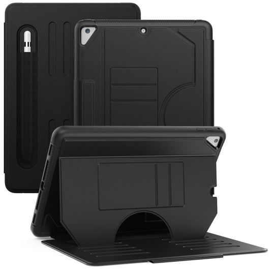 For iPad 9.7 2018 / 2017 / Air Notebook Magnetic Leather Tablet Case(Black) - More iPad Cases by buy2fix | Online Shopping UK | buy2fix