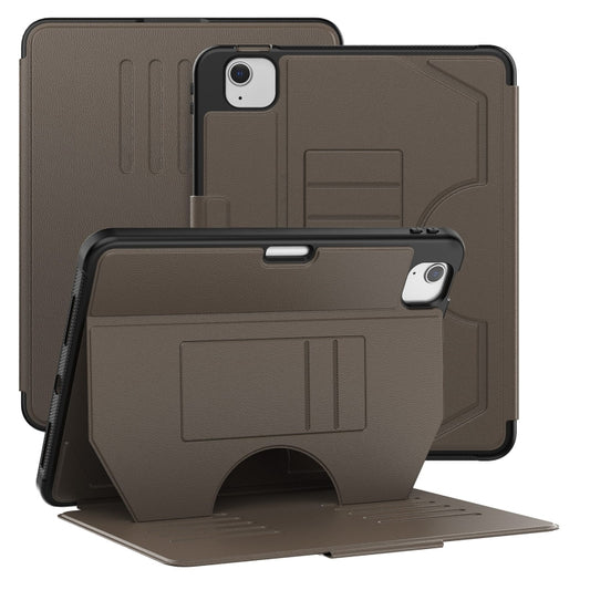 For iPad Pro 11 2022 / Air 10.9 2022 Notebook Magnetic Leather Tablet Case(Brown) - More iPad Cases by buy2fix | Online Shopping UK | buy2fix