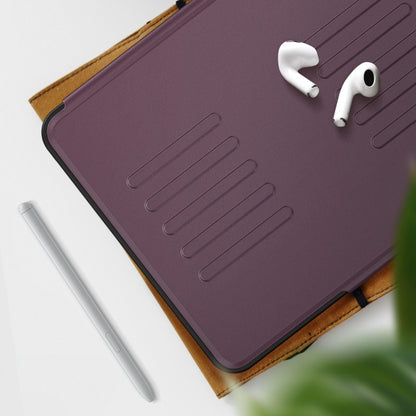 For iPad Air 11 2025 / 2024 Notebook Magnetic Leather Tablet Case(Purple) - iPad Air 11 2025 / 2024 Cases by buy2fix | Online Shopping UK | buy2fix