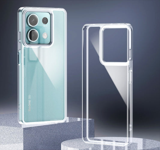 For Xiaomi Redmi Note 13 4G Shine High Transparency Acrylic Phone Case(White) - Xiaomi Cases by buy2fix | Online Shopping UK | buy2fix