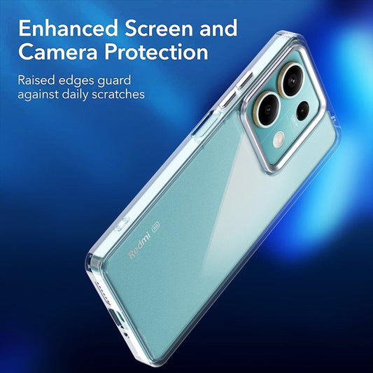 For Xiaomi Redmi Note 13 4G Shine High Transparency Acrylic Phone Case(White) - Xiaomi Cases by buy2fix | Online Shopping UK | buy2fix