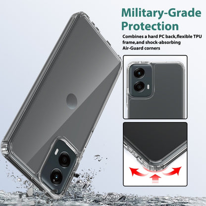 For Motorola Moto G 5G 2024 Scratchproof Acrylic TPU Phone Case(Transparent) by buy2fix