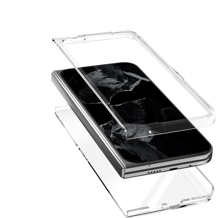 For Google Pixel 9 Pro Fold PC Transparent Phone Case - Google Cases by buy2fix | Online Shopping UK | buy2fix