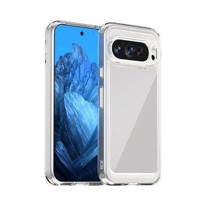 For Google Pixel 9 Colorful Series Acrylic Hybrid TPU Phone Case(Transparent) by buy2fix