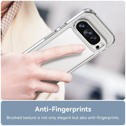 For Google Pixel 9 Colorful Series Acrylic Hybrid TPU Phone Case(Transparent) by buy2fix