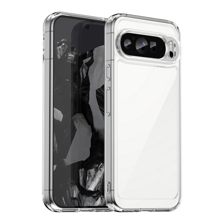 For Google Pixel 9 Pro Colorful Series Acrylic Hybrid TPU Phone Case(Transparent) by buy2fix