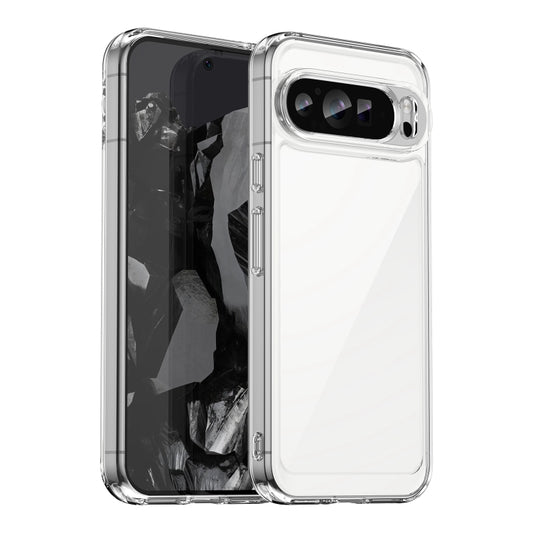 For Google Pixel 9 Pro Colorful Series Acrylic Hybrid TPU Phone Case(Transparent) by buy2fix