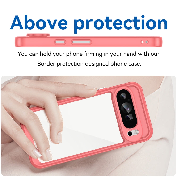 For Google Pixel 9 Pro XL Colorful Series Acrylic Hybrid TPU Phone Case(Red) by buy2fix