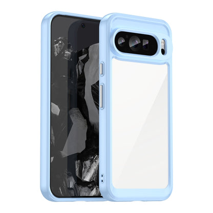 For Google Pixel 9 Pro XL Colorful Series Acrylic Hybrid TPU Phone Case(Blue) by buy2fix