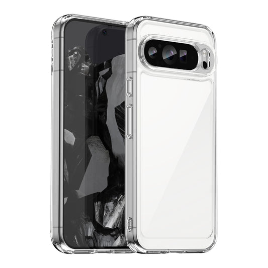 For Google Pixel 9 Pro XL Colorful Series Acrylic Hybrid TPU Phone Case(Transparent) by buy2fix